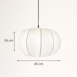 CGC Interiors Cgc Natalia Cloud Dancer White Oval Distressed Silk Lampshade - thumbnail 3