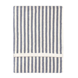 Yard Hebden Striped 100% Cotton Hand Towel, Mineral Blue, 50 X 100Cm - thumbnail 2