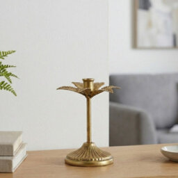 Garden Greatness Golden Flower Taper Candle Holder - thumbnail 2