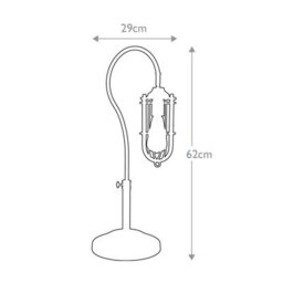 Feiss Urban Renewal 1Lt Table Lamp Finish: Dark Antique Brass Wired: 1X60W E27 220-240V 50Hz - thumbnail 5