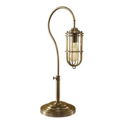 Feiss Urban Renewal 1Lt Table Lamp Finish: Dark Antique Brass Wired: 1X60W E27 220-240V 50Hz - thumbnail 1