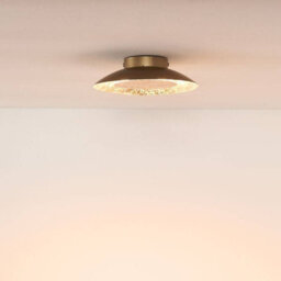 Lucide Foskal Large Led Flush Ceiling Light Brass 215 mm - thumbnail 6