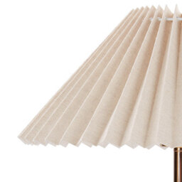 Beliani 68Cm Bedside Lamp - Adjustable Beige Shade, Concrete Base - thumbnail 5