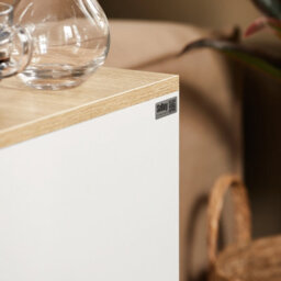 Sobuy Fbt149-Nw, Slim Bedside Table Bedside Cabinet Narrow Side Table Nightstand With 2 Drawers And Shelf,w33.5Xd20Xh60 - thumbnail 9