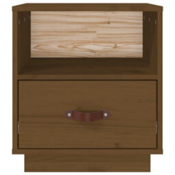 Berkfield Bedside Cabinets 2 Pcs Honey Brown 40X34X45 Cm Solid Wood Pine - thumbnail 7