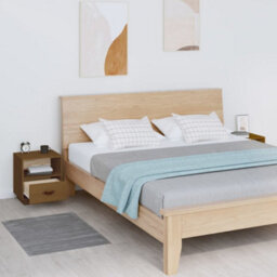 Berkfield Bedside Cabinets 2 Pcs Honey Brown 40X34X45 Cm Solid Wood Pine - thumbnail 3
