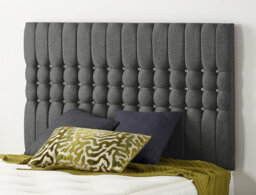 Somnior Beds Somnior  5Ft Galaxy King 32 Inches Tweed Charcoal Headboard With Wooden Struts