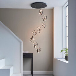 Anson Lighting Milo Sand Black Integrated Led Ceiling Pendant - thumbnail 7