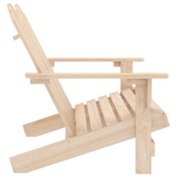 Berkfield 2-Seater Garden Adirondack Chair Solid Fir Wood - thumbnail 3