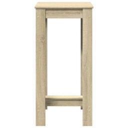 Berkfield Bar Table Sonoma Oak 51X50X103.5 Cm Engineered Wood - thumbnail 4