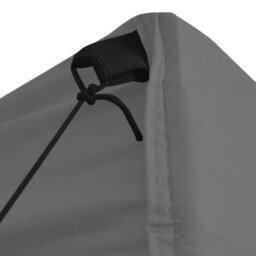 Walplus Professional Folding Party Tent Garden Gazebo Canopy With 4 Sidewalls 2X2 M Steel Anthracite - thumbnail 5