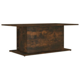 Berkfield Sturdy Coffee Table Smoked Oak 102X55.5X40 Cm Engineered Wood - thumbnail 1
