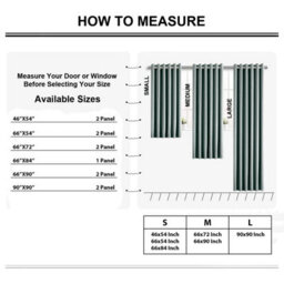 Ameha Sage Green Plain Curtain 100%blackout Thermal Energy Efficient 260Gsm Thermal Insulated 66'x84' Door Curtain For Modern Uk - thumbnail 5