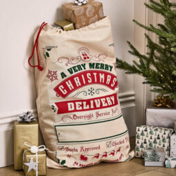 Dibor Traditional Christmas Delivery Sack Gift Bag
