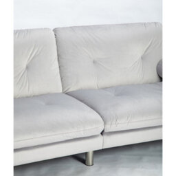 Alessia Velvet Sofa Bed With 2 Bolster Cushions - thumbnail 4
