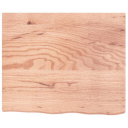 Berkfield Wall Shelf Light Brown 60X50X4 Cm Treated Solid Wood Oak - thumbnail 2