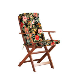 Luxury Living Water-Repellent Chair Pad Fade-Resistant 95Cmx42Cmx4Cm Multi Nature - thumbnail 1
