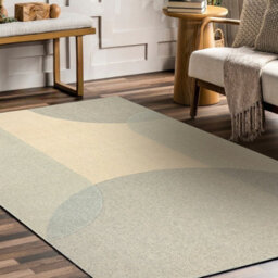 RugsX Flux 461.7.ae120 Wool Carpet Osta - Geometric, Structural, Loft Beige Grey 80X140 Cm - thumbnail 1