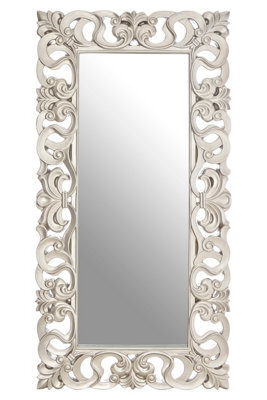 Orsina Rectangular Wall Mirror With Silver Finish - image 1