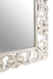 Orsina Rectangular Wall Mirror With Silver Finish - thumbnail 4
