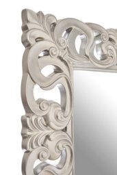 Orsina Rectangular Wall Mirror With Silver Finish - thumbnail 5