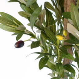 Leaf 120Cm Artificial Natural Look Olive Tree With Wooden Trunk - thumbnail 6