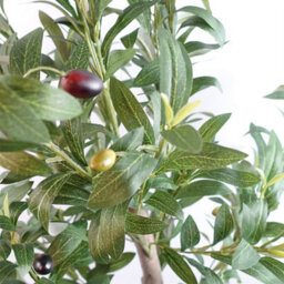 Leaf 120Cm Artificial Natural Look Olive Tree With Wooden Trunk - thumbnail 3
