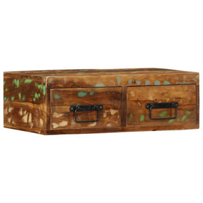 Berkfield Wall-Mounted Tv Cabinet 60X30X19 Cm Solid Wood Reclaimed - image 1