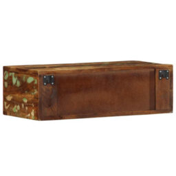 Berkfield Wall-Mounted Tv Cabinet 60X30X19 Cm Solid Wood Reclaimed - thumbnail 7