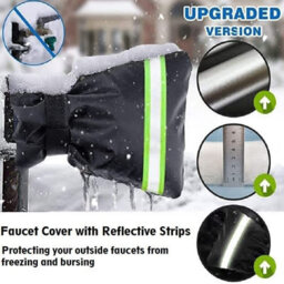 Set Of 3 Outdoor Water Tap Cover Socks For Winter Frost Protection, 6.29 Thickened X - thumbnail 3
