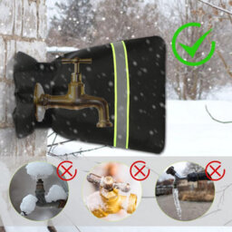 Set Of 3 Outdoor Water Tap Cover Socks For Winter Frost Protection, 6.29 Thickened X - thumbnail 4