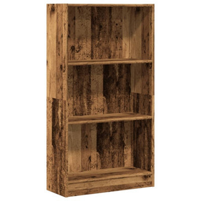 Berkfield Versatile Bookcase Old Wood 60X24X109 Cm Engineered Wood
