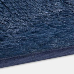 Ohs Soft Fluffy Runner Rug Anti-Slip Floor Mat, Navy - 60 X 150Cm - thumbnail 5