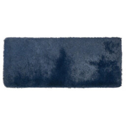Ohs Soft Fluffy Runner Rug Anti-Slip Floor Mat, Navy - 60 X 150Cm - thumbnail 3