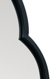 Mirroroutlet The Duplici Black Metal Framed Double Arched Oval Wall Mirror 170Cm X 59M - thumbnail 4
