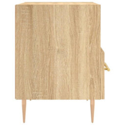 Berkfield Bedside Cabinets 2 Pcs Sonoma Oak 40X35X47.5 Cm Engineered Wood - thumbnail 8