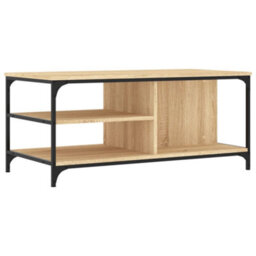 Berkfield Coffee Table Sonoma Oak 100X50X45 Cm Engineered Wood - thumbnail 2