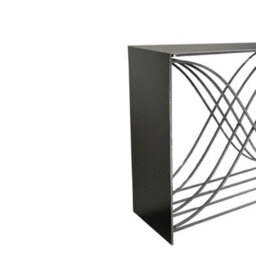 Ivyline Outdoor X Shape Zinc Log Storage H88Cm D100Cm - thumbnail 4
