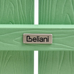 Beliani Garden Bench Adirondack 125 Cm Light Green - thumbnail 8