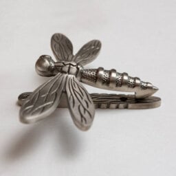 Brass bee Brass Dragonfly Door Knocker - Pewter Finish - thumbnail 2