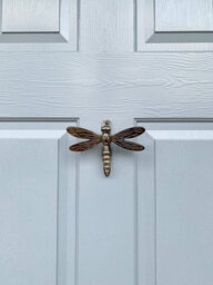 Brass bee Brass Dragonfly Door Knocker - Pewter Finish - thumbnail 8