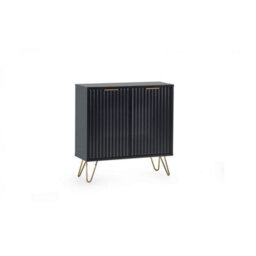 Ashfield Premium Matte Black Compact Sideboard - thumbnail 2