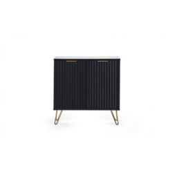 Ashfield Premium Matte Black Compact Sideboard - thumbnail 4