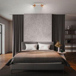 Briloner Coffee Grey Ceiling Light Gu10 Spotlight Bar 2 Way Adjustable Bulbs Sold Separately 32Cm Kitchen Hallway - thumbnail 6