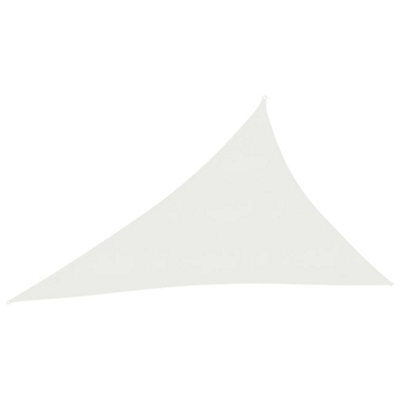 Berkfield Sunshade Sail 160 G/m2 White 4X5X6.8 M Hdpe - image 1