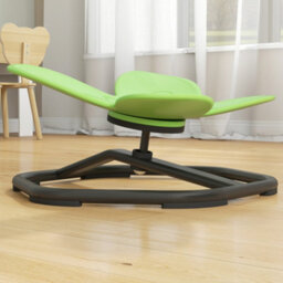 Aiyaplay Butterfly-Shaped Kids Swivel Chair, Sensory Spinning Chair, Green - thumbnail 9