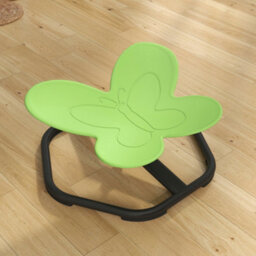 Aiyaplay Butterfly-Shaped Kids Swivel Chair, Sensory Spinning Chair, Green - thumbnail 7