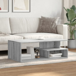 Berkfield Coffee Table Grey Sonoma 102X55X35 Cm Engineered Wood - thumbnail 3