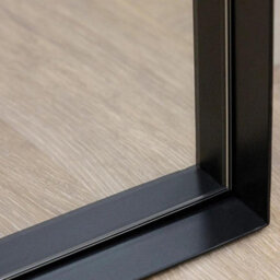 Large Black Arched Full Length Metal Mirror 170Cm X 80Cm - thumbnail 4