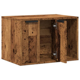 Vidaxl Cat Litter Box Enclosure Old Wood 60X40X40 Cm Engineered Wood - thumbnail 4